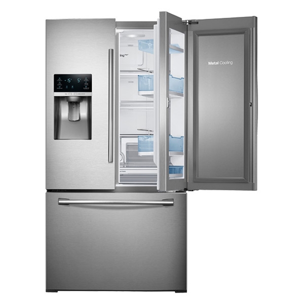 28 cu. ft. 3-Door French Door Food ShowCase Refrigerator with Dual Ice  Maker Refrigerators - RF28HDEDTSR/AA