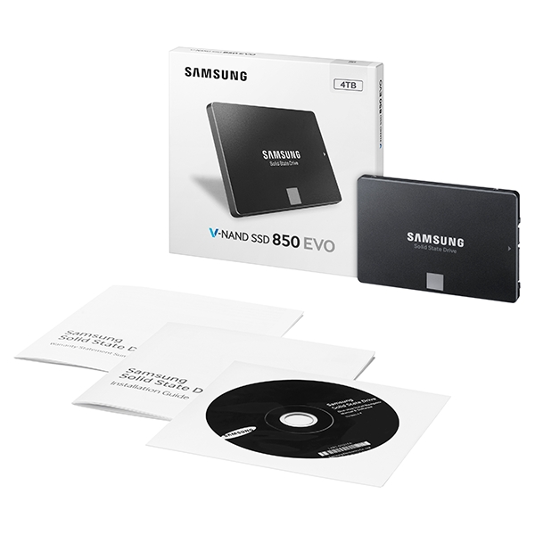 SSD 850 EVO 2.5" SATA III 4TB Memory & Storage - MZ-75E4T0B/AM Samsung US