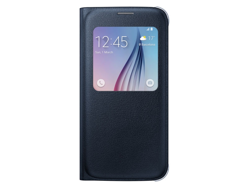 Wacht even room onder Galaxy S6 SView Flip Cover Mobile Accessories - EF-CG920PBEGUS | Samsung US