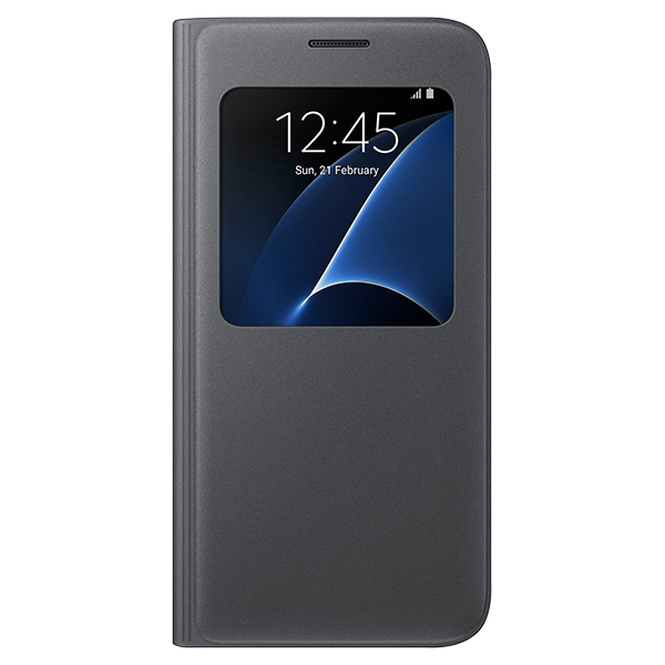 Galaxy S7 SView Flip Cover Accessories EF-CG930PBEGUS | Samsung US