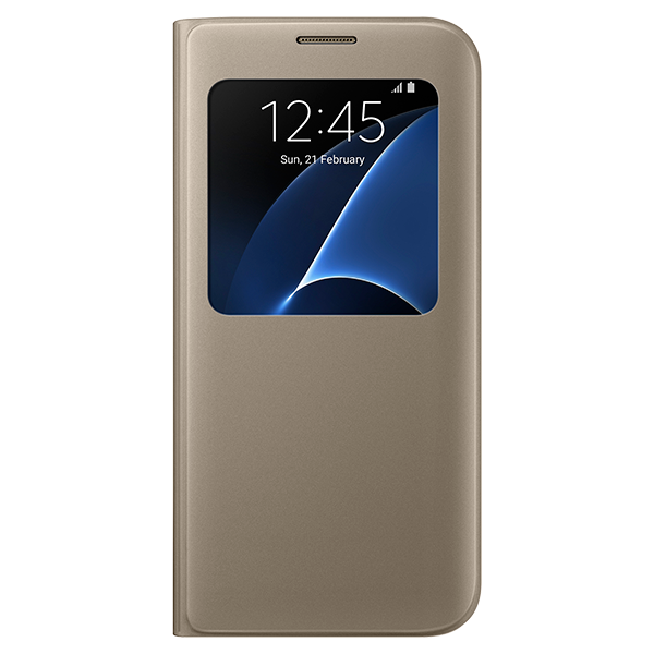 salir difícil Laos Accesorios para móviles con tapa para Galaxy S7 edge SView - EF-CG935PFEGUS  | Samsung EE.UU