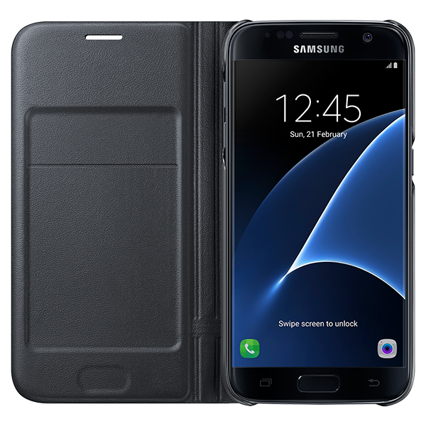 hurken zelf uitgehongerd Galaxy S7 LED View Cover Mobile Accessories - EF-NG930PBEGUS | Samsung US