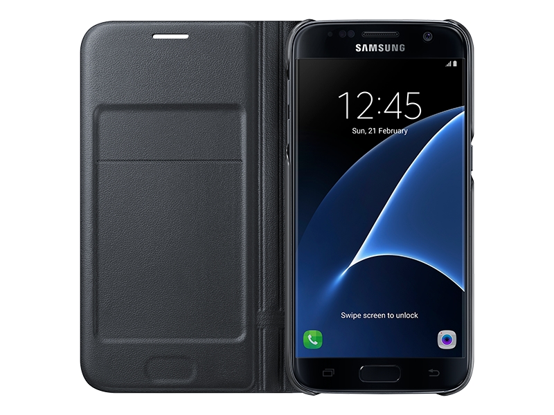 Fantasie verwijderen Buitenboordmotor Galaxy S7 LED View Cover Mobile Accessories - EF-NG930PBEGUS | Samsung US