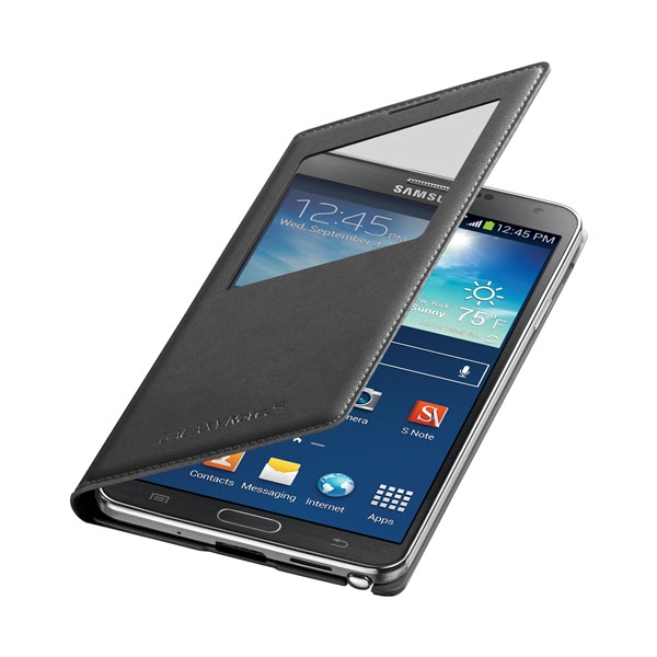 Troende Bevægelig leder Galaxy Note 3 Wireless Charging SView Flip Cover Mobile Accessories -  EF-TN900BBESTA | Samsung US