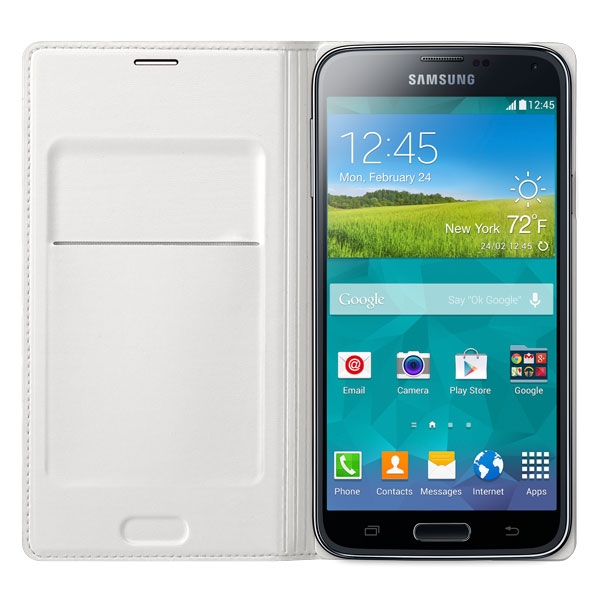 bizon Modderig In dienst nemen Galaxy S5 Wallet Flip Cover Mobile Accessories - EF-WG900BWESTA | Samsung US