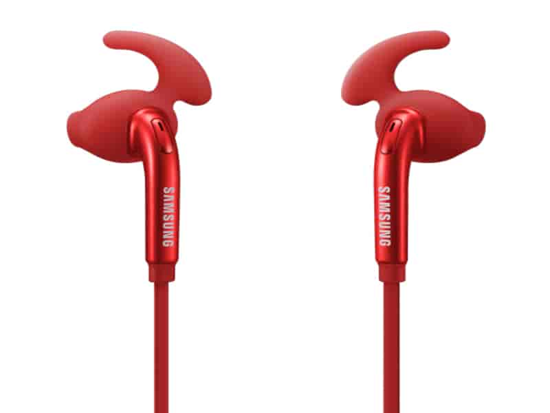 Active InEar Headphones, Red