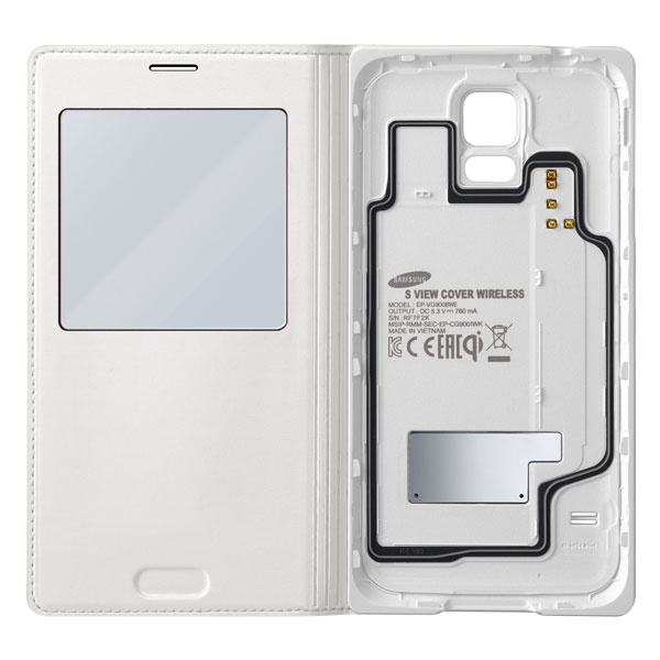 magnetron Attent Bijzettafeltje Galaxy S5 Wireless Charging SView Flip Cover Mobile Accessories -  EP-VG900BWUSTA | Samsung US
