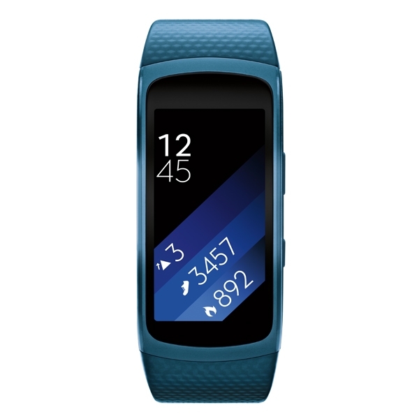 Gear Fit2 (Large) Blue Wearables - SM-R3600ZBAXAR | Samsung US