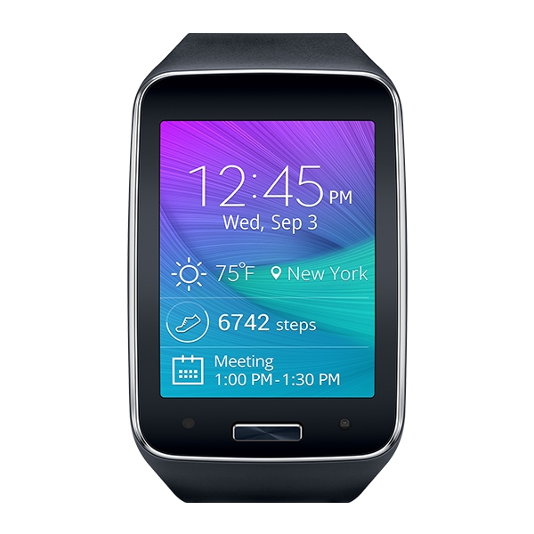 Samsung Galaxy Gear S SM-R750A Curved Super AMOLED Smart Watch - Black