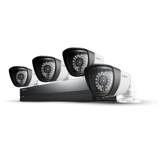 Seguridad del sistema de seguridad SDS-S3042 4 cámaras, 4 canales DVR - SDS-S3042 | Samsung ES