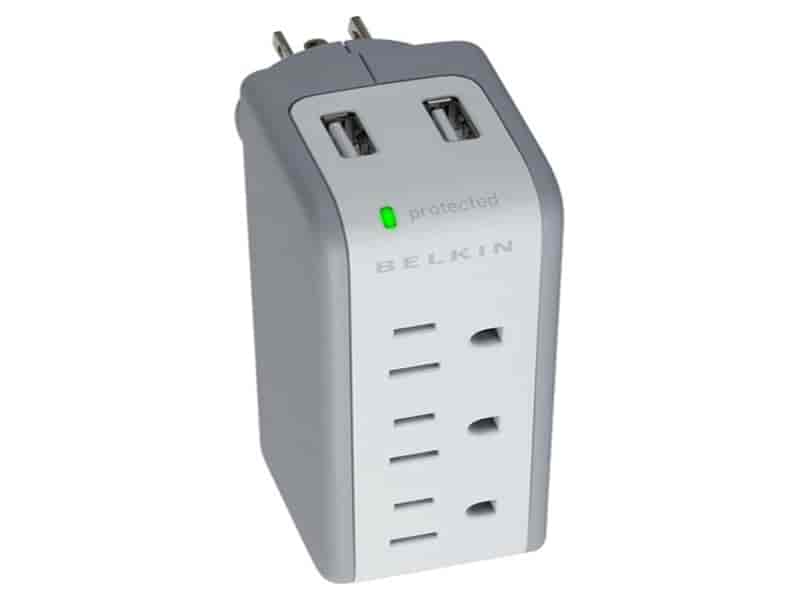 Belkin 3-Outlet Surge Protector with USB Charger
