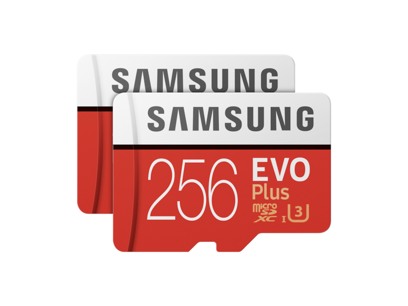 EVO Plus microSDXC Memory Card 256GB - 2 Pack