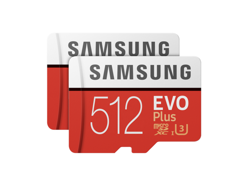 EVO Plus microSDXC Memory Card 512GB - 2 Pack