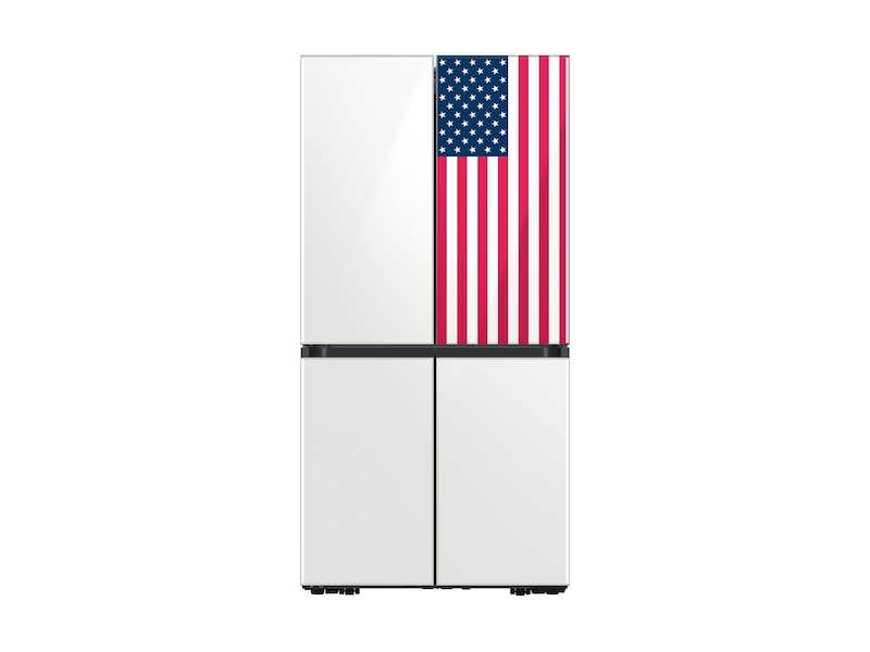 Samsung BESPOKE 4-Door Flex™ Refrigerator Panel in Stars & Stripes - Top Panel(RA-F18DURR9/AA) photo