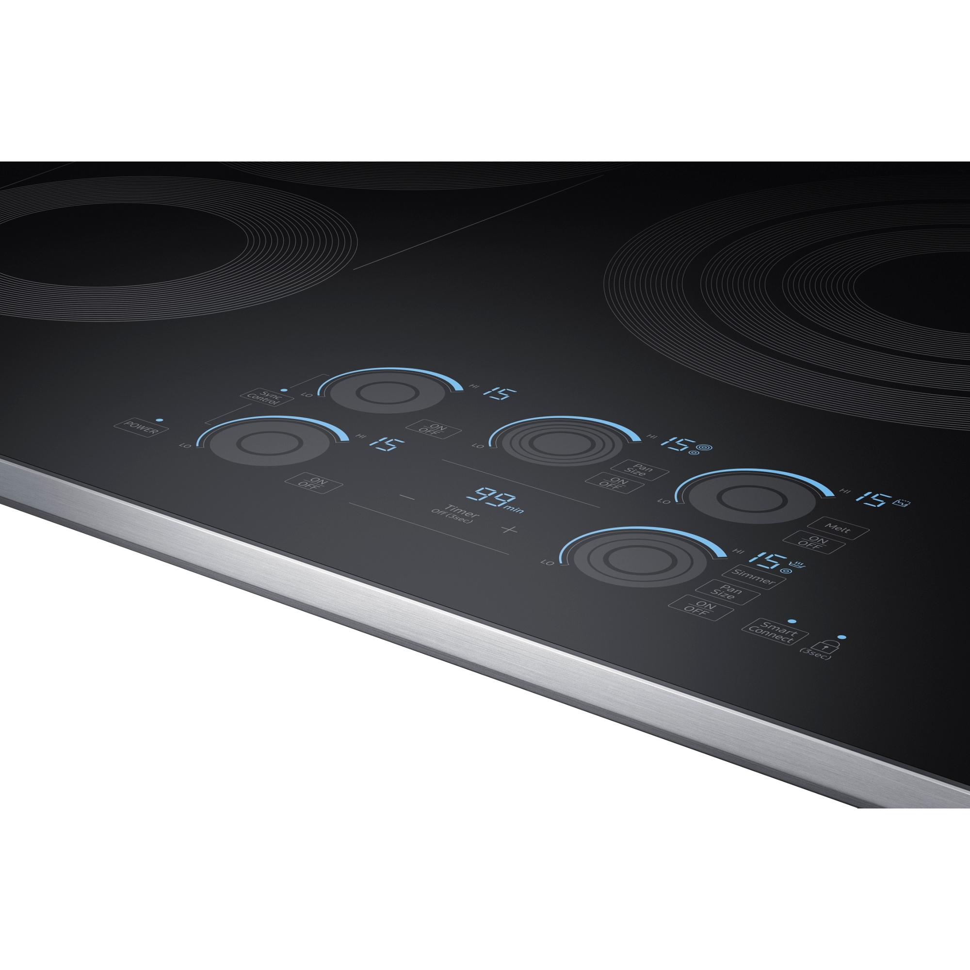 Thumbnail image of 36&quot; Smart Electric Cooktop with Sync Elements in Stainless Steel