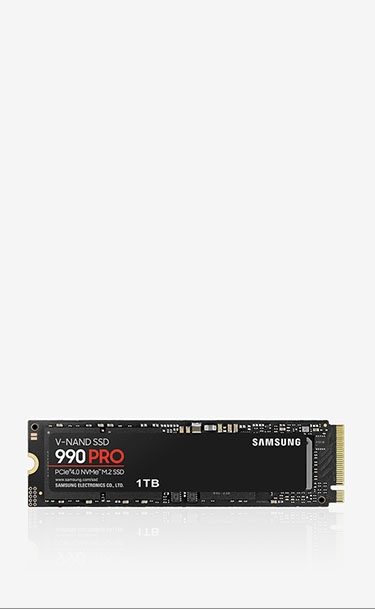 Save $15 each on 990 PRO PCIe<sup>®</sup>4.0 NVMe<sup>®</sup> SSD 1TB