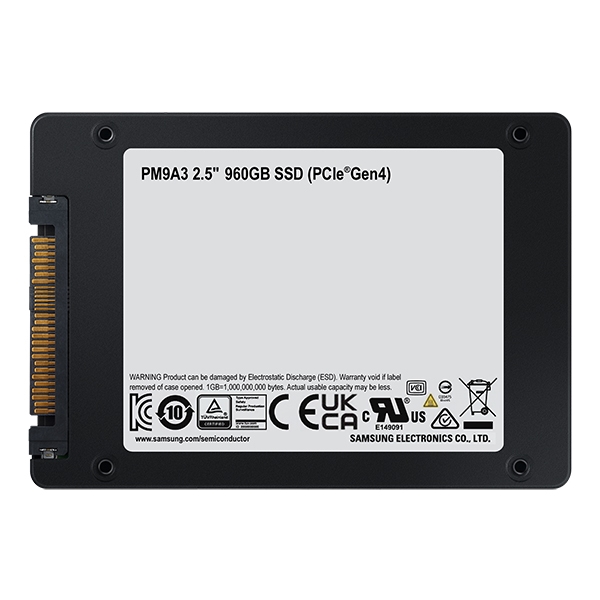 MZ-QL296000 | PM9A3 NVMe® U.2 960GB | Samsung Business US