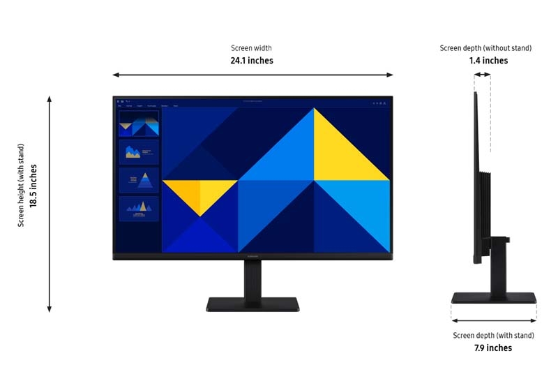 Thumbnail image of 27&quot; (S30GD) Business Essential Monitor with IPS Panel and Tilt Only Stand 100Hz Refresh Rate