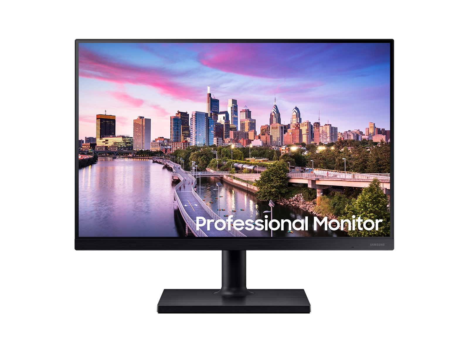Samsung 24" T45F IPS Panel 16:10 Aspect Ratio Borderless Professional Monitor in black(LF24T454GYNXZA)