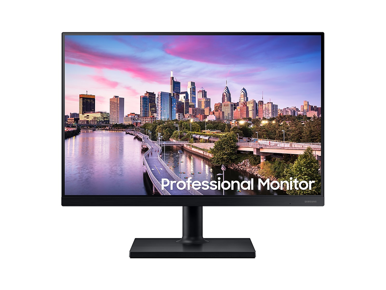 Samsung 24" T45F IPS Panel 16:10 Aspect Ratio Borderless Professional Monitor in black(LF24T454GYNXZA)