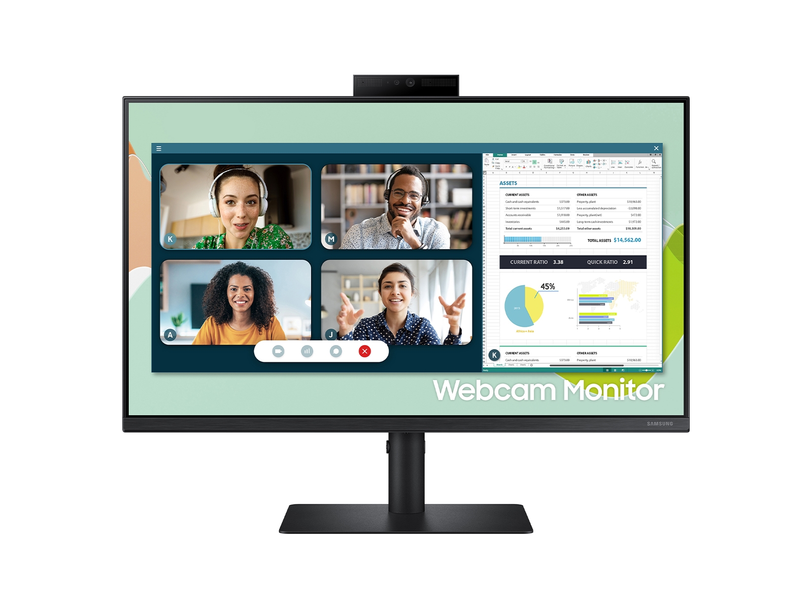 Vrijwel Overstijgen beweeglijkheid LS24A400VENXZA | 24” S40VA Webcam Monitor | Samsung Business