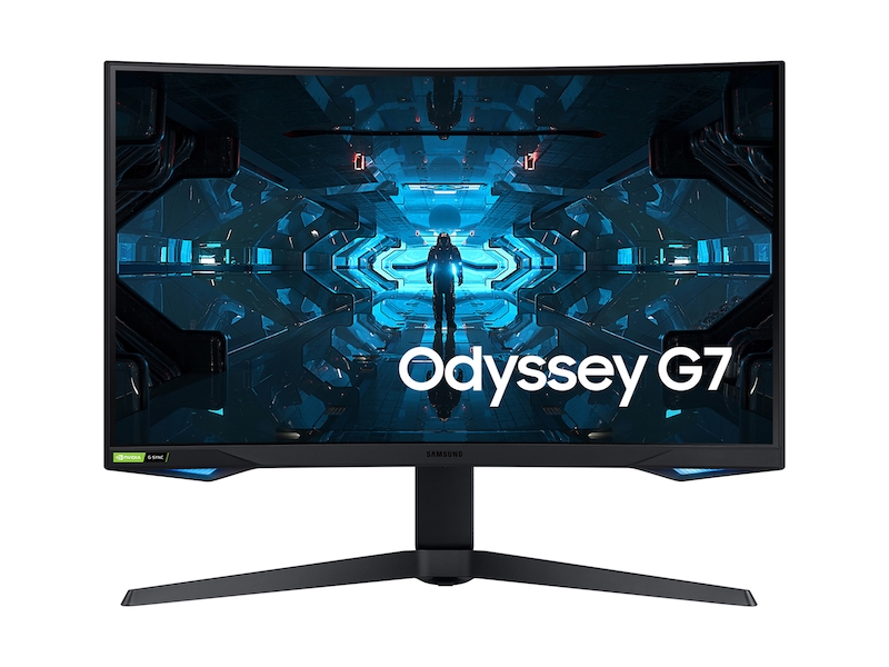winnaar Gecomprimeerd overhead 32" Odyssey G7 WQHD 240Hz 1ms G-Sync Compatible HDR600 QLED Curved Gaming  Monitor | Samsung US