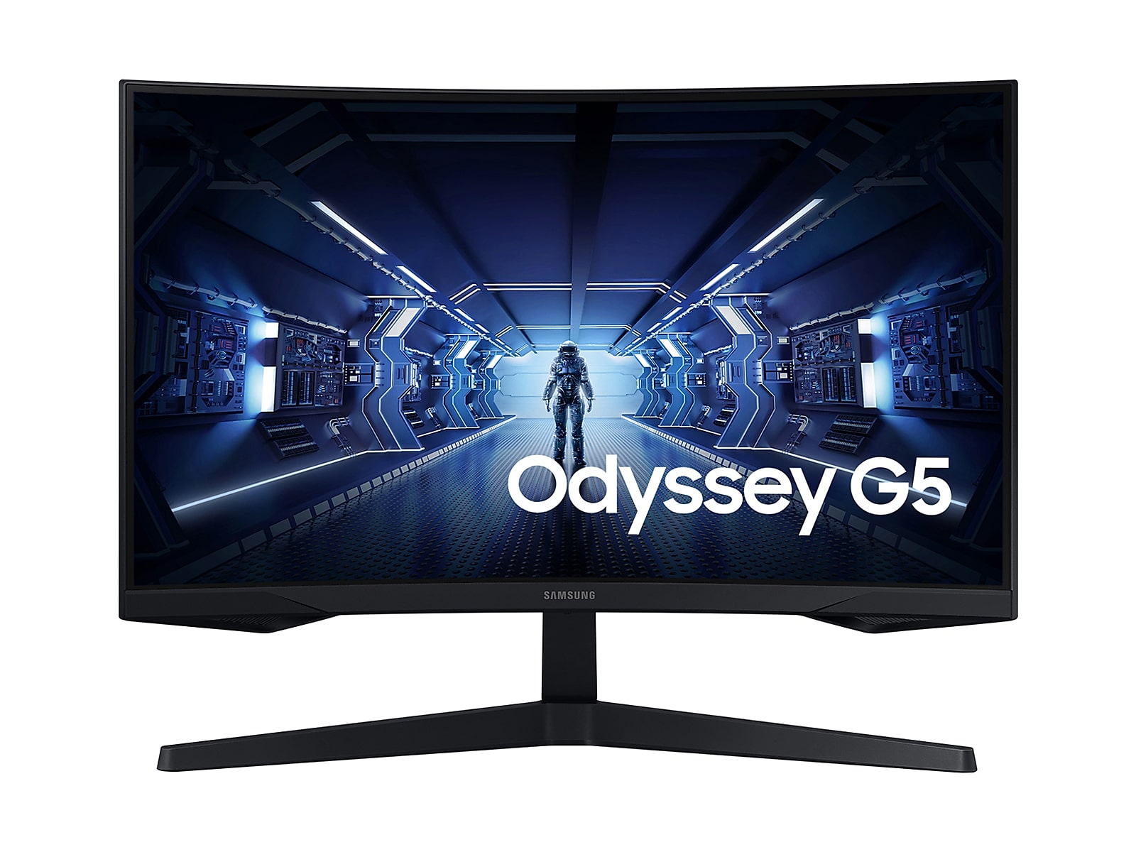 Samsung 34" Odyssey G55T WQHD 165Hz 1ms HDR Curved Gaming Monitor in black(LC34G55TWWNXZA)