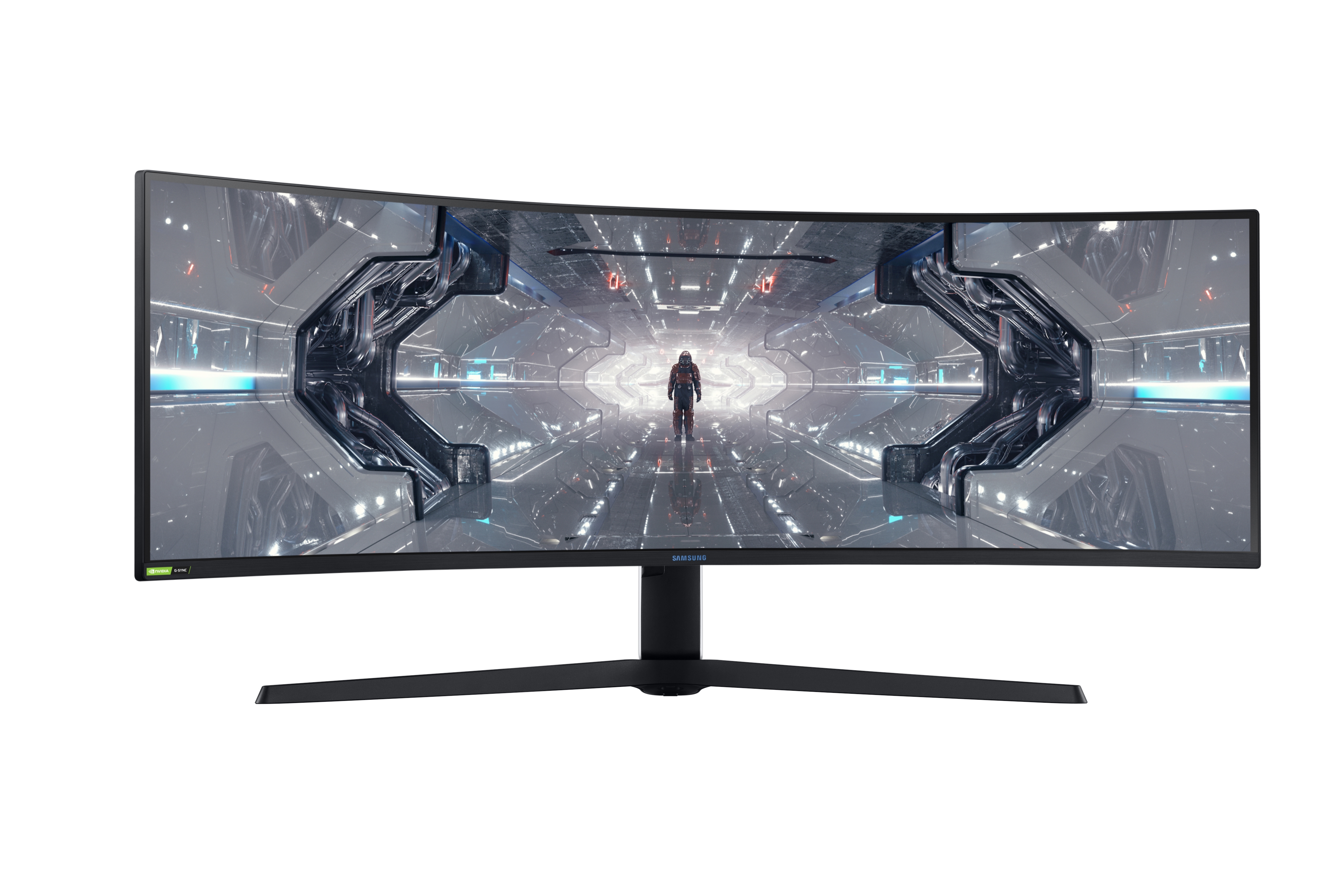 49" Odyssey G9 DQHD 240Hz 1ms G-Sync Compatible HDR1000 QLED Curved | Samsung US