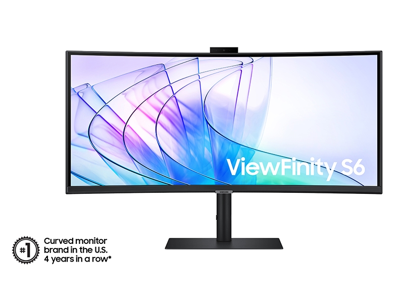 Thumbnail image of 34&quot; ViewFinity S65VC Ultra-WQHD Built-in Webcam 100Hz AMD FreeSync&trade; HDR10 KVM Switch Speakers with USB-C Curved Monitor (3-Year Warranty)