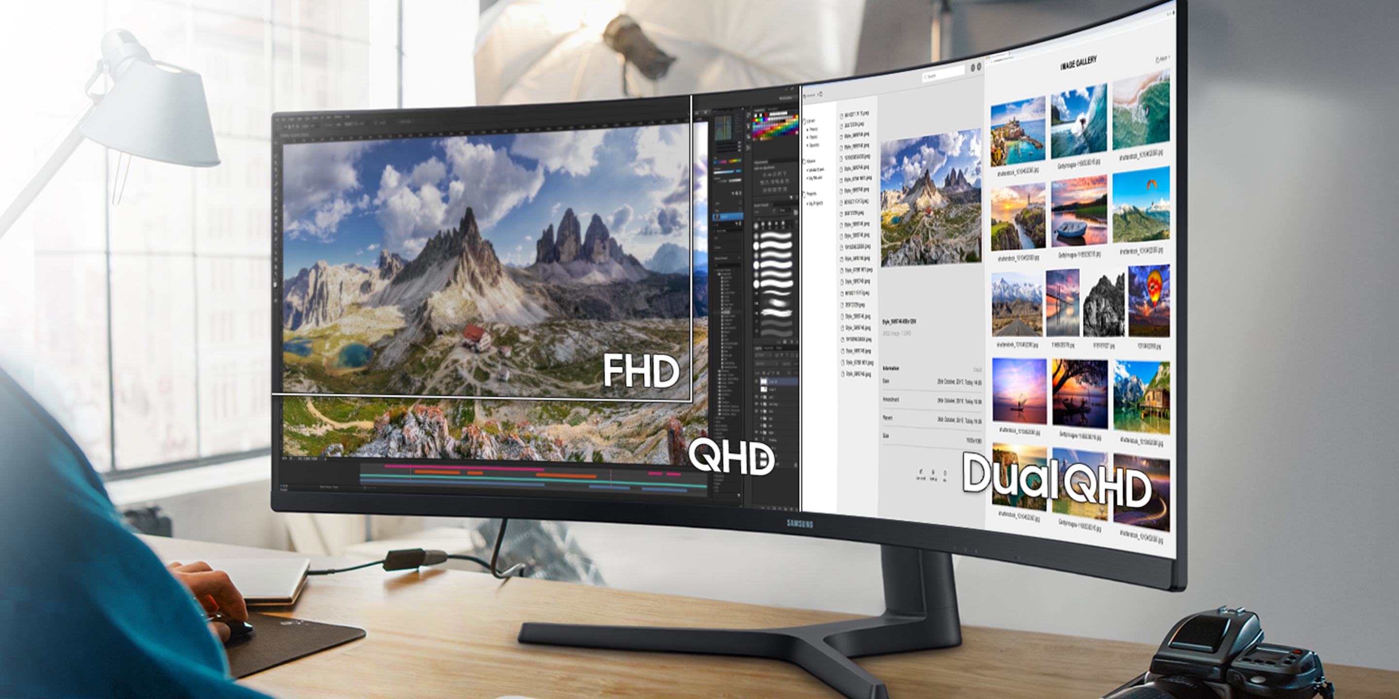Samsung S49A950UIN - S95UA Series - QLED monitor - curved - 49 - HDR -  S49A950UIN - Computer Monitors 