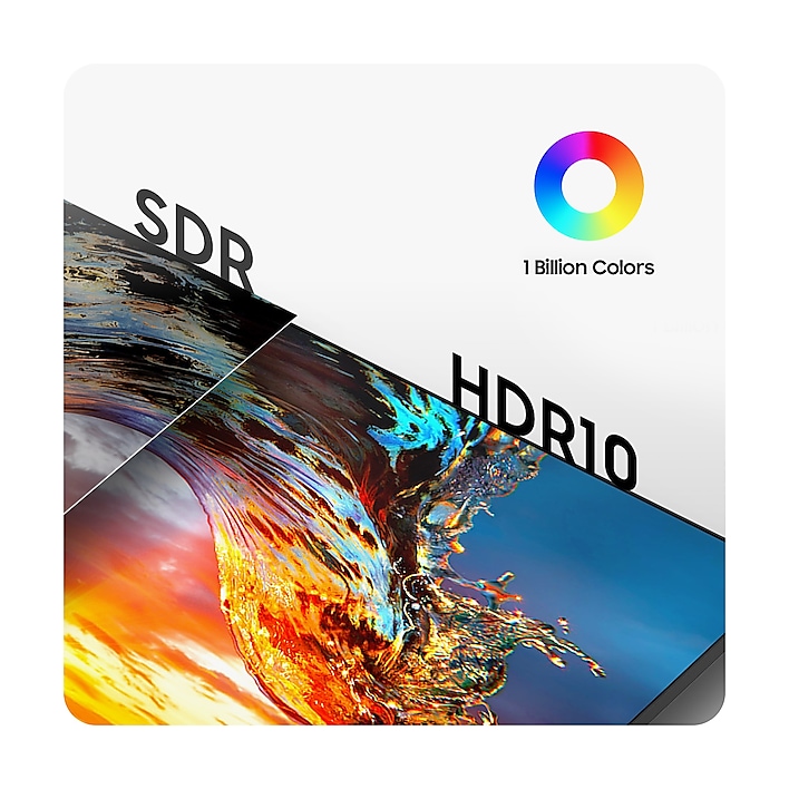 1 billion colors with HDR10