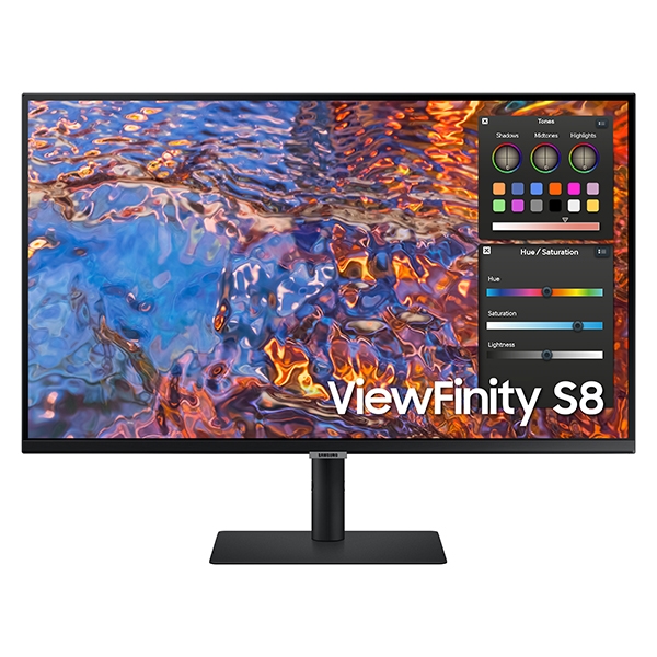 Samsung 27" Viewfinity S80PB Series UHD 4K resolution with 3 year warranty Monitor in black(LS27B804PXNXGO)