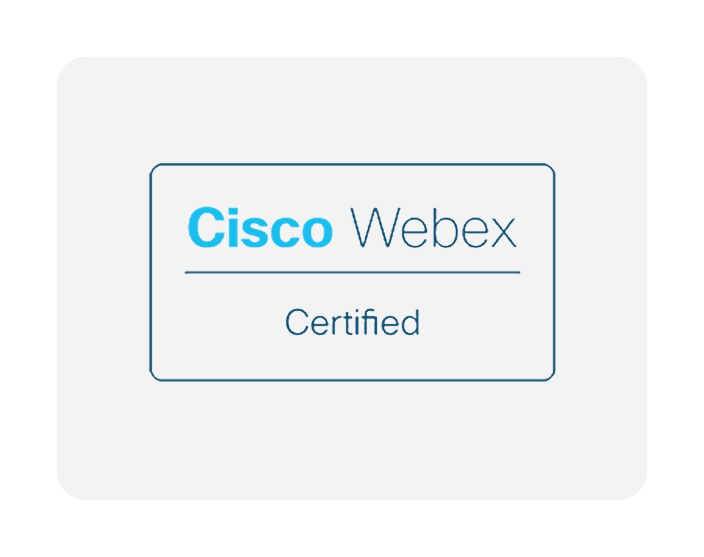 Cisco Webex Certified