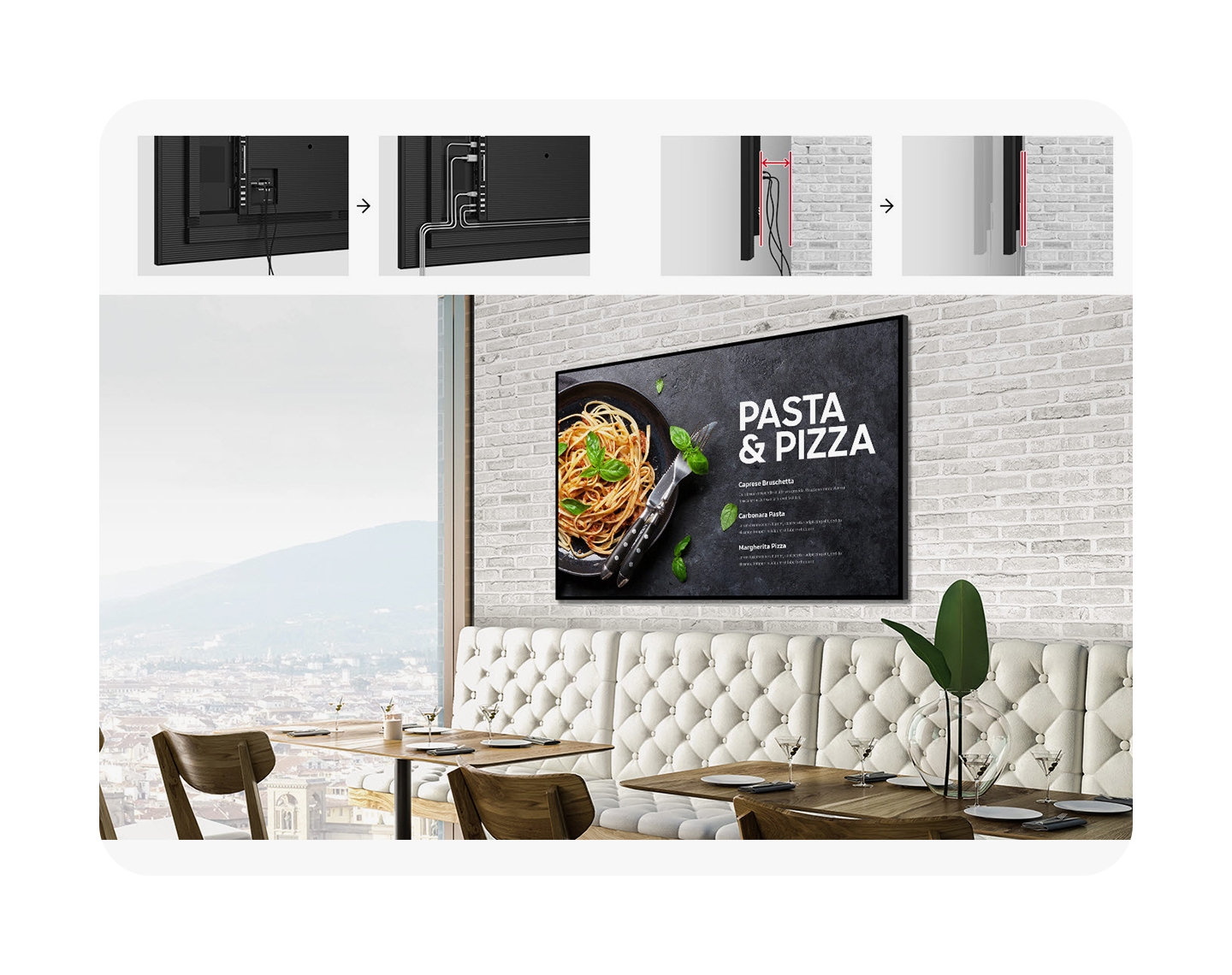 Slim 4K UHD Display without Embedded Wi-Fi or Bluetooth