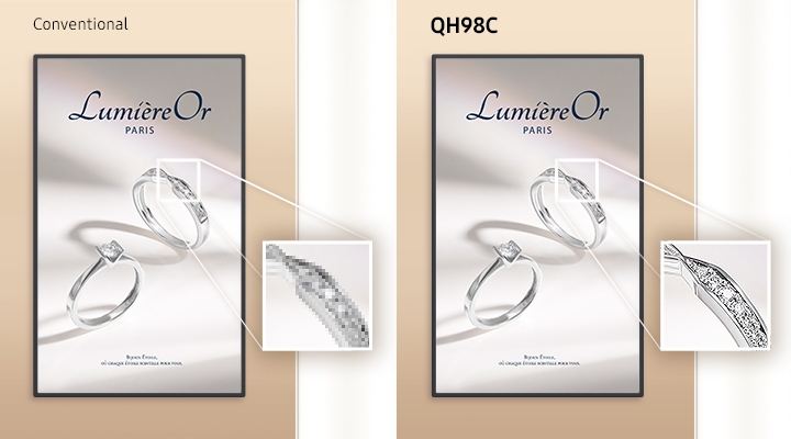 View lifelike details in powerful 4K