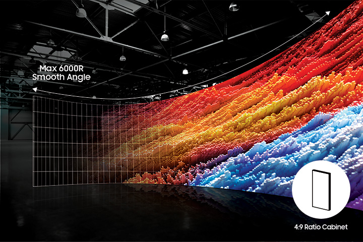 Flawless curved installation