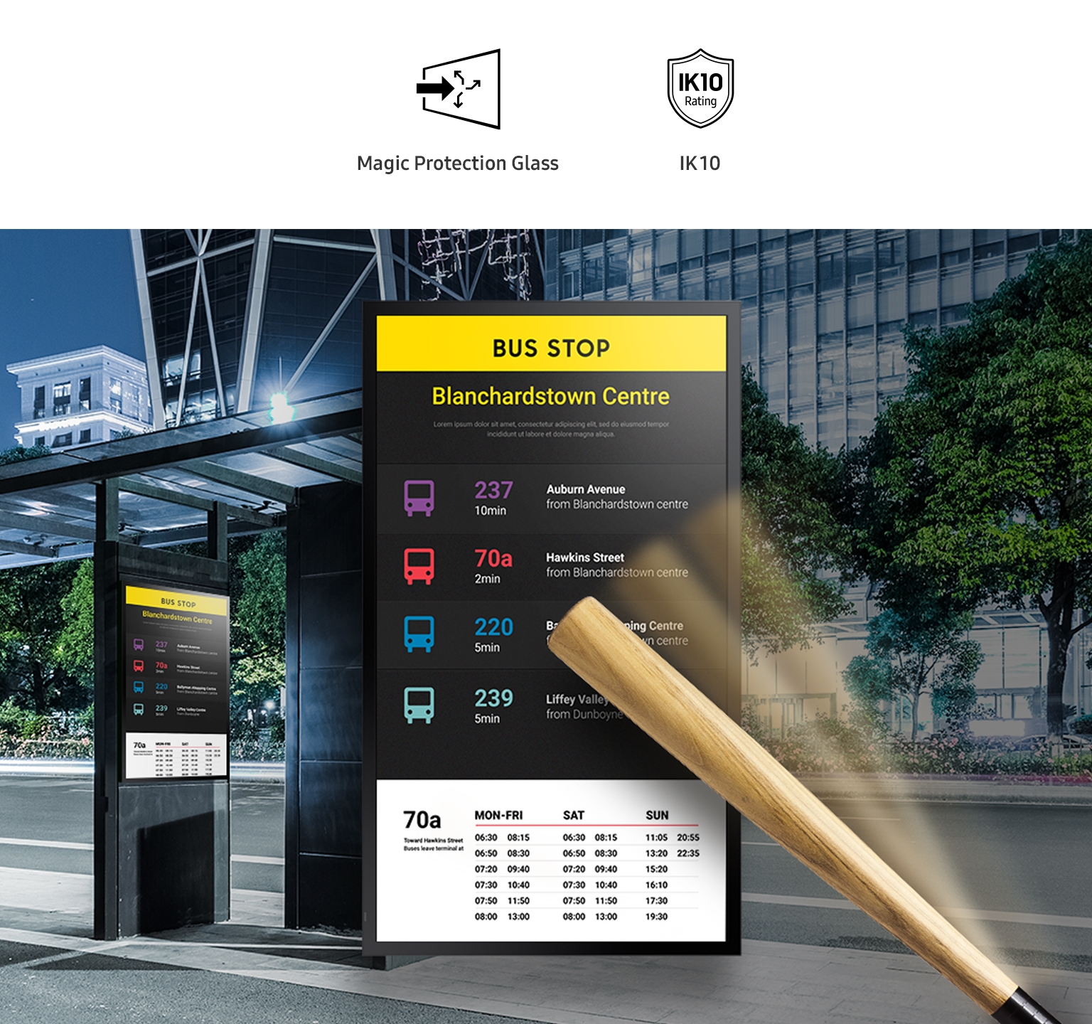 Robust durability for screen safety