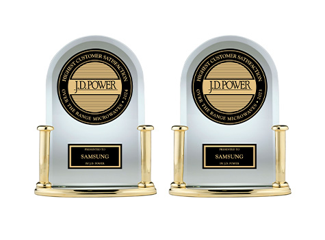 #1 in Customer Satisfaction according to JD. Power Appliance Satisfaction Study