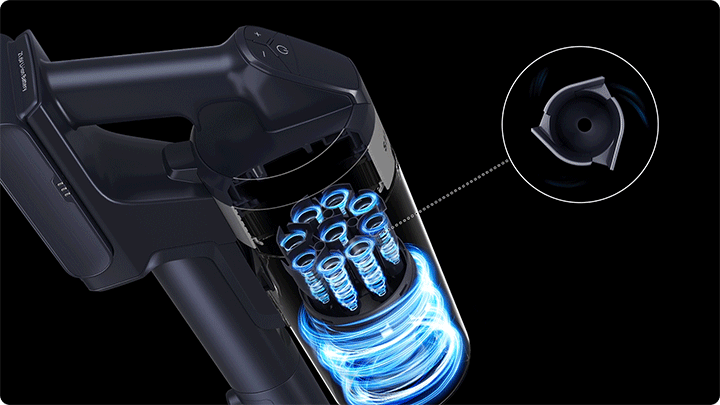 Jet™ 75 Pet Clog-reducing Jet Cyclone technology