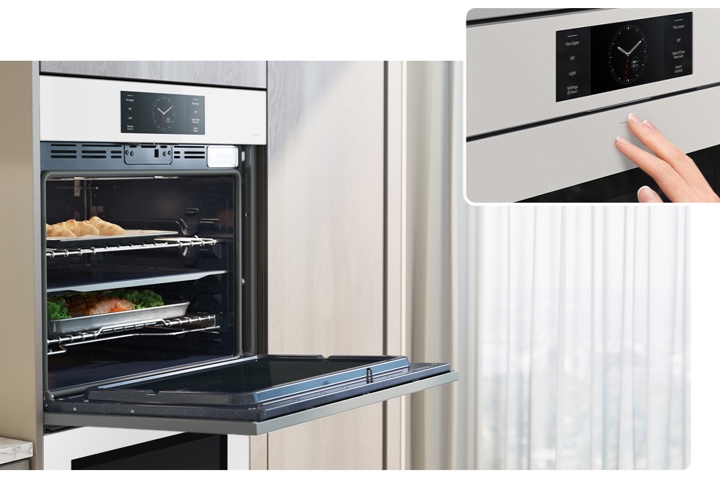 Double Wall Oven with LCD Display without Handle