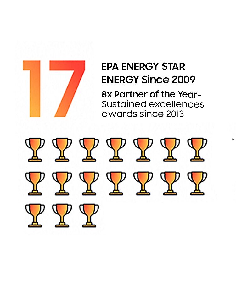 Celebrating Samsung's EPA Corporate Commitment Award