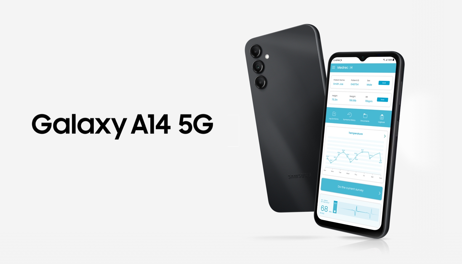 Samsung Galaxy A14 5G: black from Cox Mobile