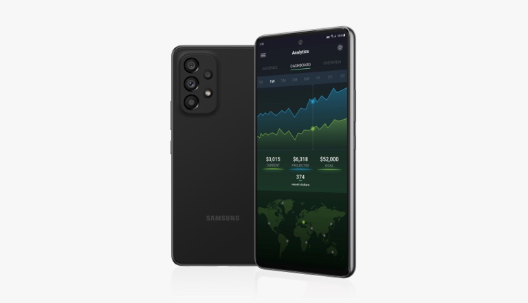 SM-A536UZKAATT | Galaxy A53 5G 128GB, Black (AT&T) | Samsung