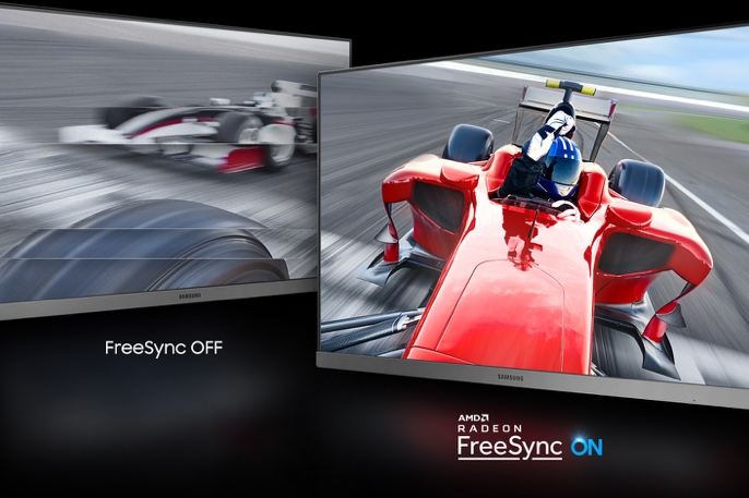 IPS panel with wide viewing angles