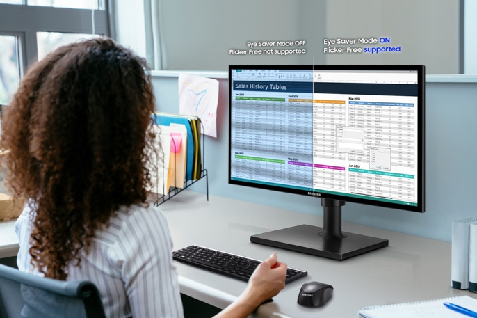Eye Saver Mode and Flicker Free technology