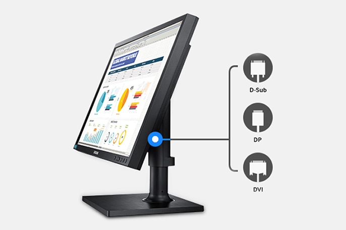 S24E450D: Series 24" LED Monitor | Samsung Business US