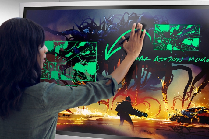 4K UHD interactive display 4K UHD interactive display