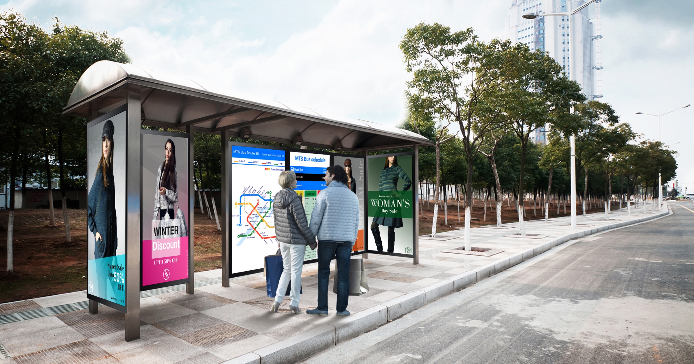 Outdoor Digital Signage Outdoor Displays Samsung Business