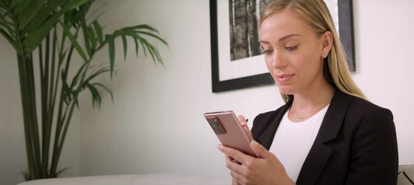 The Galaxy Note20: The power phone built to empower your work The Galaxy Note20: The power phone built to empower your work
