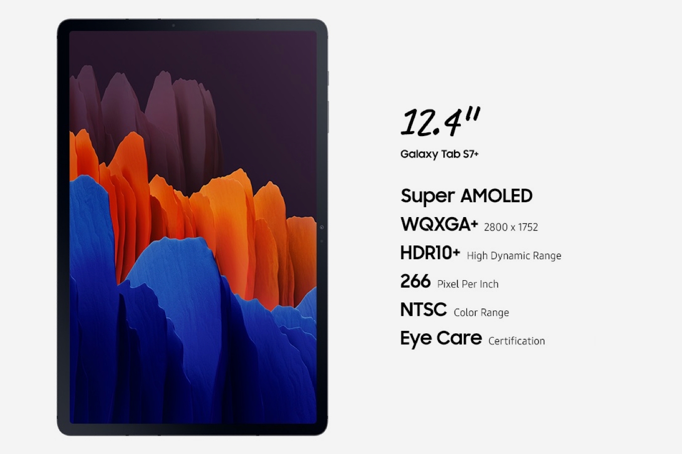 SM-T970NZNFXAR | Galaxy Tab S7+ 12.4